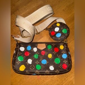 Louis Vuitton Multicolor Polka Dot Crossbody Bag Yayoi Kusama collection